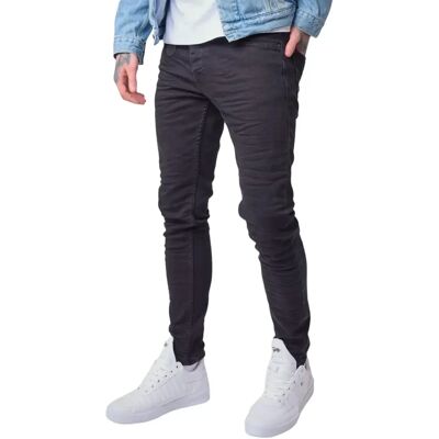 Jeans slim fit effet froissé Project X Paris Noir 39 - Publicité Jeans slim fit effet froissé Project X Paris Noir 39 - Publicité