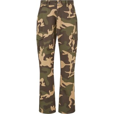 Pantalon cargo Urban Classics Straight Leg Camo Multicolore 36 - Publicité Pantalon cargo Urban Classics Straight Leg Camo Multicolore 36 - Publicité