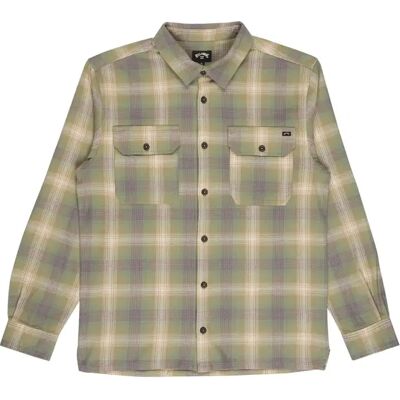 Chemise manches longues Billabong Offshore Flannel Vert L - Publicité Chemise manches longues Billabong Offshore Flannel Vert L - Publicité
