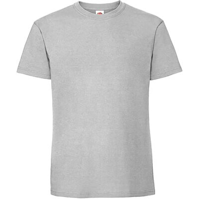 T-shirt Fruit of the Loom Ringspun Premium Gris 3XL - Publicité T-shirt Fruit of the Loom Ringspun Premium Gris 3XL - Publicité