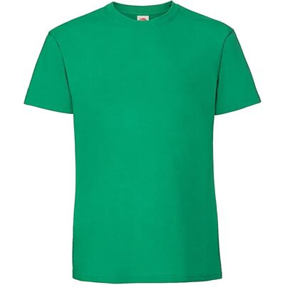 T-shirt Fruit of the Loom Ringspun Premium Vert 3XL - Publicité T-shirt Fruit of the Loom Ringspun Premium Vert 3XL - Publicité