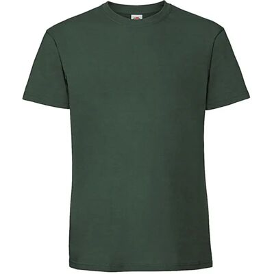 T-shirt Fruit of the Loom Ringspun Premium Vert 3XL - Publicité T-shirt Fruit of the Loom Ringspun Premium Vert 3XL - Publicité