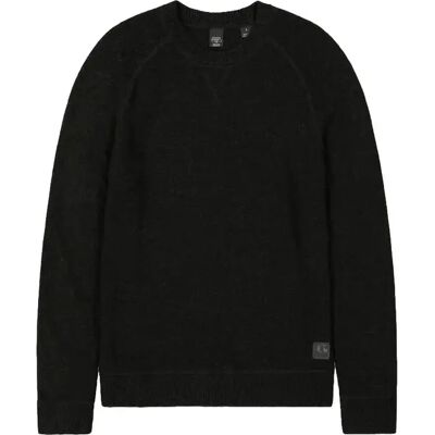 Pull col rond Le Temps des cerises Nitor Noir M - Publicité Pull col rond Le Temps des cerises Nitor Noir M - Publicité