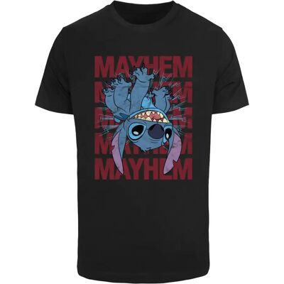 T-shirt Merchcode Lilo & Stitch Mayhem Noir M - Publicité T-shirt Merchcode Lilo & Stitch Mayhem Noir M - Publicité