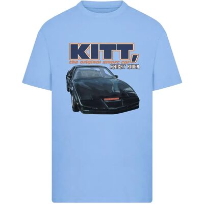 T-shirt Merchcode Knight Rider KITT Bleu S - Publicité T-shirt Merchcode Knight Rider KITT Bleu S - Publicité