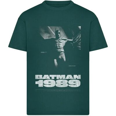 T-shirt Merchcode Batman 1989 The Bat Loose Vert M - Publicité T-shirt Merchcode Batman 1989 The Bat Loose Vert M - Publicité