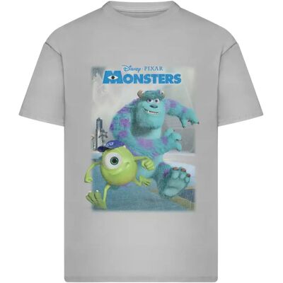 T-shirt Merchcode Disney Monsters Gris M - Publicité T-shirt Merchcode Disney Monsters Gris M - Publicité