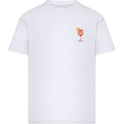 T-shirt oversize Mister Tee Orange Sip Blanc 3XL - Publicité T-shirt oversize Mister Tee Orange Sip Blanc 3XL - Publicité