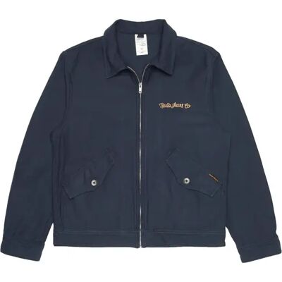 Veste zippé Nudie Jeans Blake Back Sateen Bleu L - Publicité Veste zippé Nudie Jeans Blake Back Sateen Bleu L - Publicité