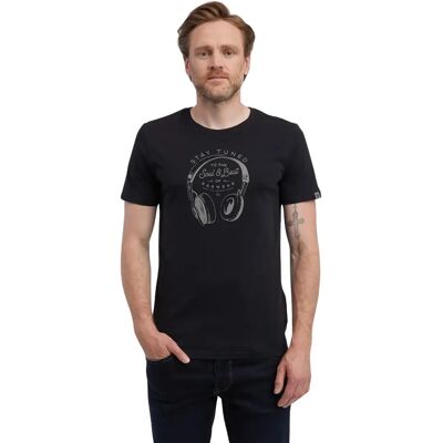 T-shirt Ragwear Pharello Remake Noir S - Publicité T-shirt Ragwear Pharello Remake Noir S - Publicité
