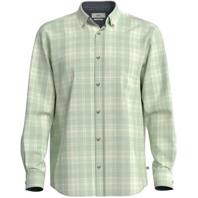 Chemise standard en coton à carreaux avec col boutonné s.Oliver Turquoise 3XL - Publicité Chemise standard en coton à carreaux avec col boutonné s.Oliver Turquoise 3XL - Publicité