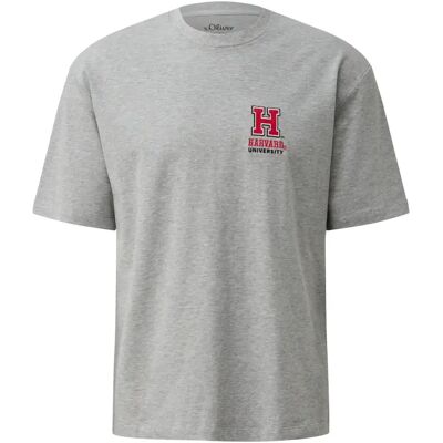 T-shirt en coton mélangé avec broderie col rond s.Oliver Gris L Tall - Publicité T-shirt en coton mélangé avec broderie col rond s.Oliver Gris L Tall - Publicité