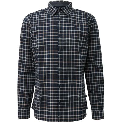 Chemise Slim Fit à col kent et effet délavé s.Oliver Bleu L - Publicité Chemise Slim Fit à col kent et effet délavé s.Oliver Bleu L - Publicité