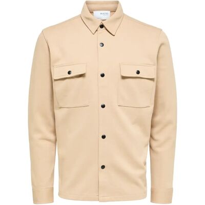 Surchemise Selected Jackie Beige XL - Publicité Surchemise Selected Jackie Beige XL - Publicité