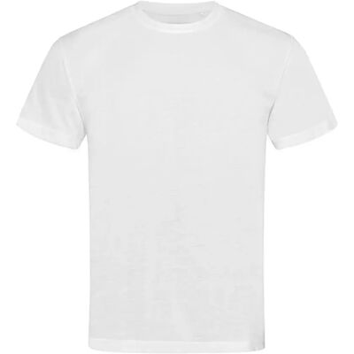 T-Shirt Tactile en Coton Blanc S Stedman - Publicité T-Shirt Tactile en Coton Blanc S Stedman - Publicité