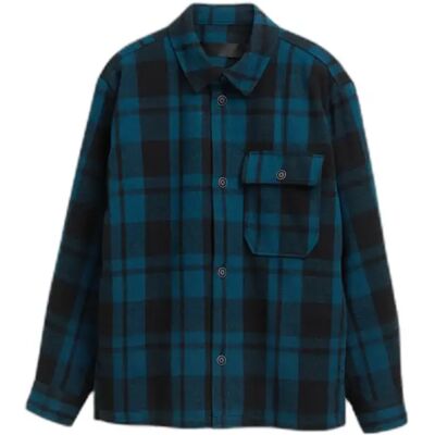 Surchemise regular laine aspect Tom Tailor Denim Vert L - Publicité Surchemise regular laine aspect Tom Tailor Denim Vert L - Publicité