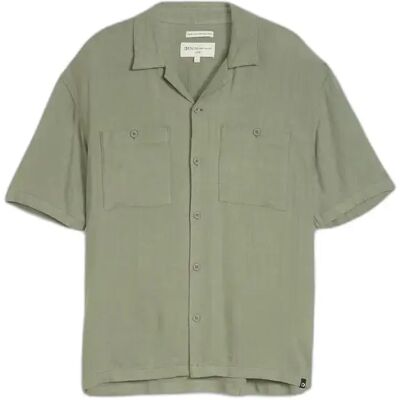 Chemise structuré viscose lin Tom Tailor Denim loose fit Vert XL - Publicité Chemise structuré viscose lin Tom Tailor Denim loose fit Vert XL - Publicité