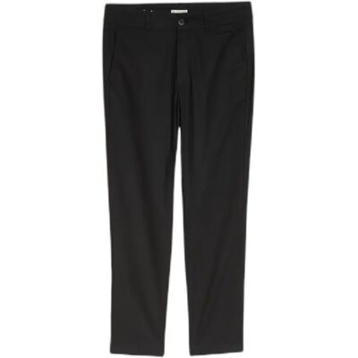 Pantalon chino relaxed tapared en lin Tom Tailor Denim Noir S - Publicité Pantalon chino relaxed tapared en lin Tom Tailor Denim Noir S - Publicité