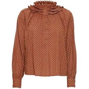 Blouse manches longues femme Atelier Rêve Violett Marron 44 - Publicité Blouse manches longues femme Atelier Rêve Violett Marron 44 - Publicité