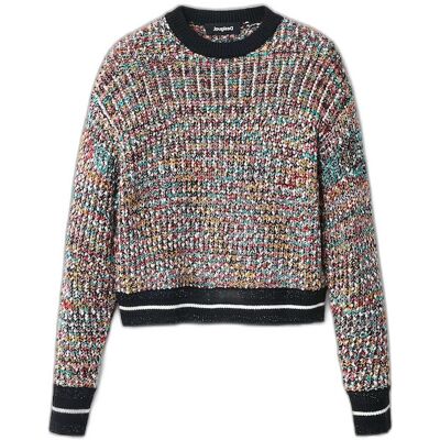 Pullover femme Desigual Dua Noir XL - Publicité Pullover femme Desigual Dua Noir XL - Publicité