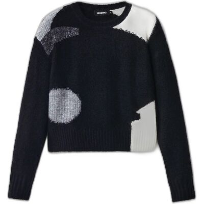 Pullover femme Desigual Mina Noir L - Publicité Pullover femme Desigual Mina Noir L - Publicité