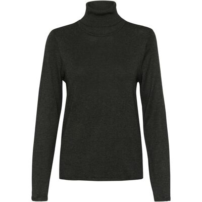 Pull col roulé femme CULTURE Annemarie Loose Noir M - Publicité Pull col roulé femme CULTURE Annemarie Loose Noir M - Publicité