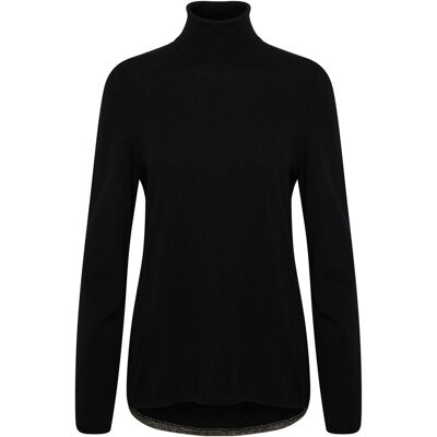 Pull col roulé femme CULTURE Annemarie Loose Noir XS - Publicité Pull col roulé femme CULTURE Annemarie Loose Noir XS - Publicité