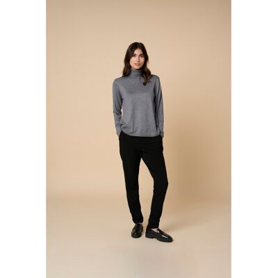 Pull col roulé femme CULTURE Annemarie Loose Gris XS - Publicité Pull col roulé femme CULTURE Annemarie Loose Gris XS - Publicité