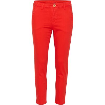 Pantalon court femme CULTURE Alba Malou Fit Rouge 44 - Publicité Pantalon court femme CULTURE Alba Malou Fit Rouge 44 - Publicité