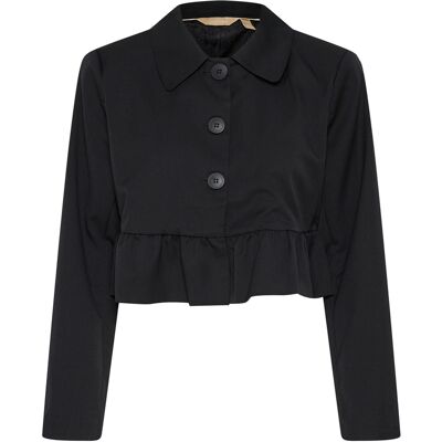 Blazer courte femme CULTURE Cherstin Anie Noir 40 - Publicité Blazer courte femme CULTURE Cherstin Anie Noir 40 - Publicité