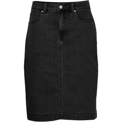 Jupe en jean femme fransa Fxdenima 2 Noir 38 - Publicité Jupe en jean femme fransa Fxdenima 2 Noir 38 - Publicité