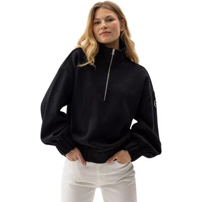 Pull col zippé femme Holebrook Stella Noir XS - Publicité Pull col zippé femme Holebrook Stella Noir XS - Publicité