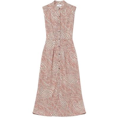 Robe longue femme Le Temps des cerises Cuoco Orange XS - Publicité Robe longue femme Le Temps des cerises Cuoco Orange XS - Publicité