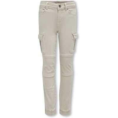 Pantalon cargo fille Only Kogmissouri Reg Beige 8 ans - Publicité Pantalon cargo fille Only Kogmissouri Reg Beige 8 ans - Publicité