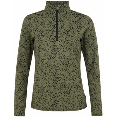 Pull 1/4 zip femme Protest Prtgrenada Vert 42 - Publicité Pull 1/4 zip femme Protest Prtgrenada Vert 42 - Publicité