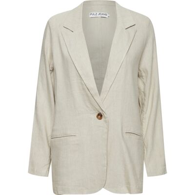 Blazer femme Pulz Jeans Luca Beige 44 - Publicité Blazer femme Pulz Jeans Luca Beige 44 - Publicité