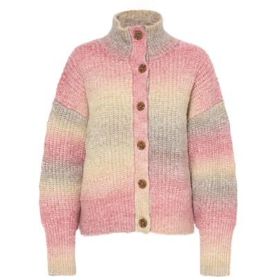 Cardigan manches longues femme Pulz Jeans Fatima Rose S/M - Publicité Cardigan manches longues femme Pulz Jeans Fatima Rose S/M - Publicité