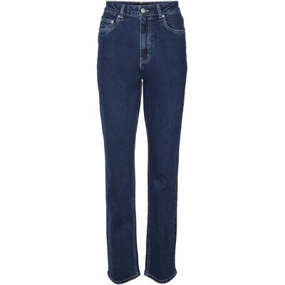 Jean droit femme Vero Moda Gu3130 Ga Vmdre Bleu 28x32 - Publicité Jean droit femme Vero Moda Gu3130 Ga Vmdre Bleu 28x32 - Publicité