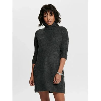 Robe Col roulé femme Only Jana wool Gris M - Publicité Robe Col roulé femme Only Jana wool Gris M - Publicité
