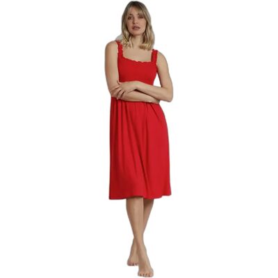 Robe à bretelles femme Admas Dolly Rouge L - Publicité Robe à bretelles femme Admas Dolly Rouge L - Publicité