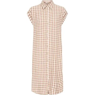 Robe chemise femme b.young BYFalakka Marron 36 - Publicité Robe chemise femme b.young BYFalakka Marron 36 - Publicité