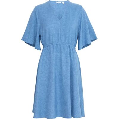 Robe femme b.young Gaiya Bleu 46 - Publicité Robe femme b.young Gaiya Bleu 46 - Publicité
