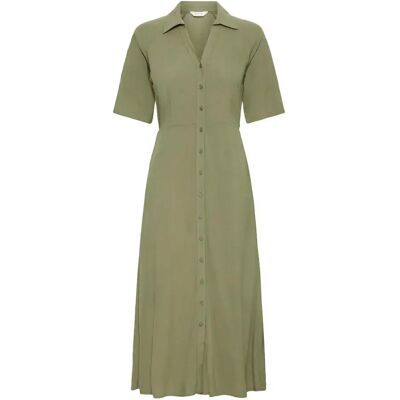 Robe chemise femme b.young Mmjoella 6 Vert 36 - Publicité Robe chemise femme b.young Mmjoella 6 Vert 36 - Publicité