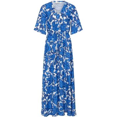 Robe longue femme b.young BYIkaia Bleu 38 - Publicité Robe longue femme b.young BYIkaia Bleu 38 - Publicité