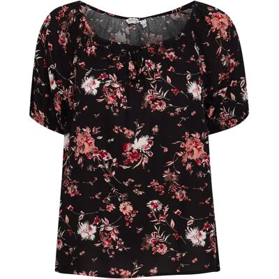 Blouse col rond femme b.young Bymmjoella 2 Noir 34 - Publicité Blouse col rond femme b.young Bymmjoella 2 Noir 34 - Publicité