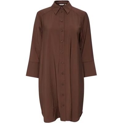 Robe chemise femme b.young Gino Marron 38 - Publicité Robe chemise femme b.young Gino Marron 38 - Publicité