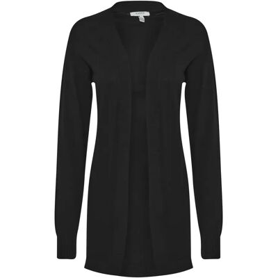 Cardigan long femme b.young MMorla Noir M - Publicité Cardigan long femme b.young MMorla Noir M - Publicité
