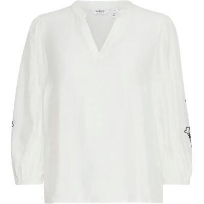 Blouse femme b.young Idamy Blanc 44 - Publicité Blouse femme b.young Idamy Blanc 44 - Publicité