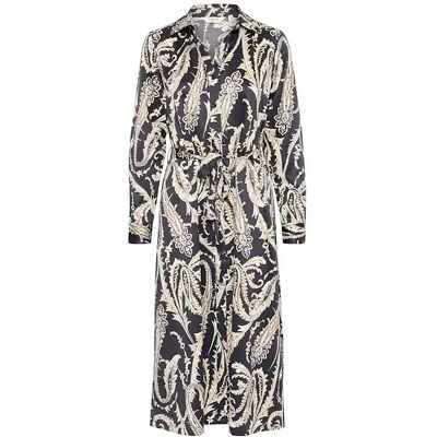Robe chemise femme b.young Flair Noir 42 - Publicité Robe chemise femme b.young Flair Noir 42 - Publicité