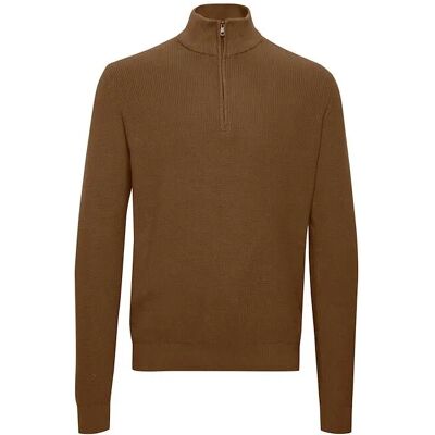 Pull 1/2 zip Blend Codford Marron XL - Publicité Pull 1/2 zip Blend Codford Marron XL - Publicité